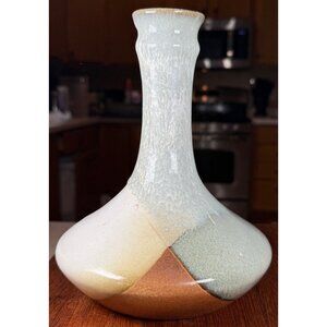 Vntg TriColor Robert Maxwell Pottery Craft Decanter Vase MCM Bottle HOME DECOR